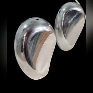 Nambe Twist Salt and Pepper Shakers